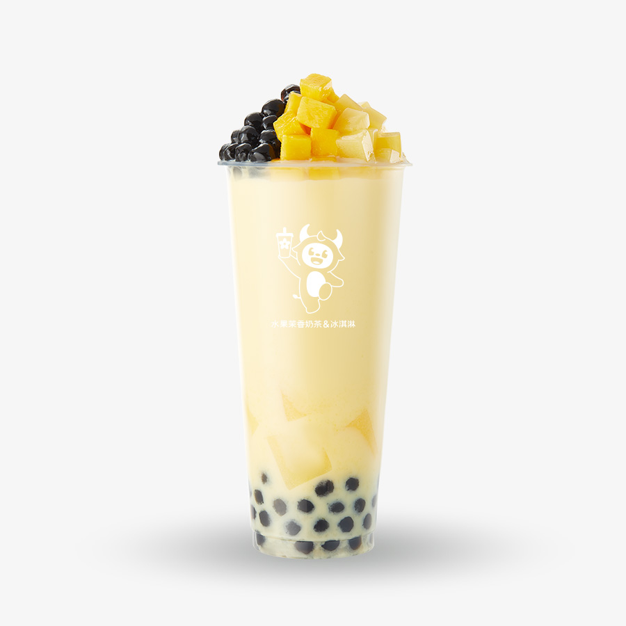 芒果布丁茉香奶茶